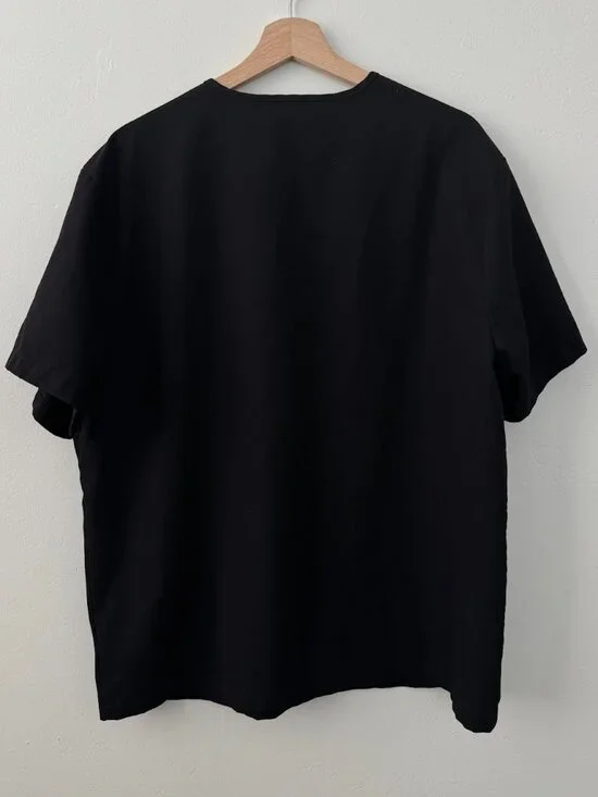 FIGS Leon Scrub Top Mens XL Black Medical V Neck Healthcare Uniform - Picture 3 of 7